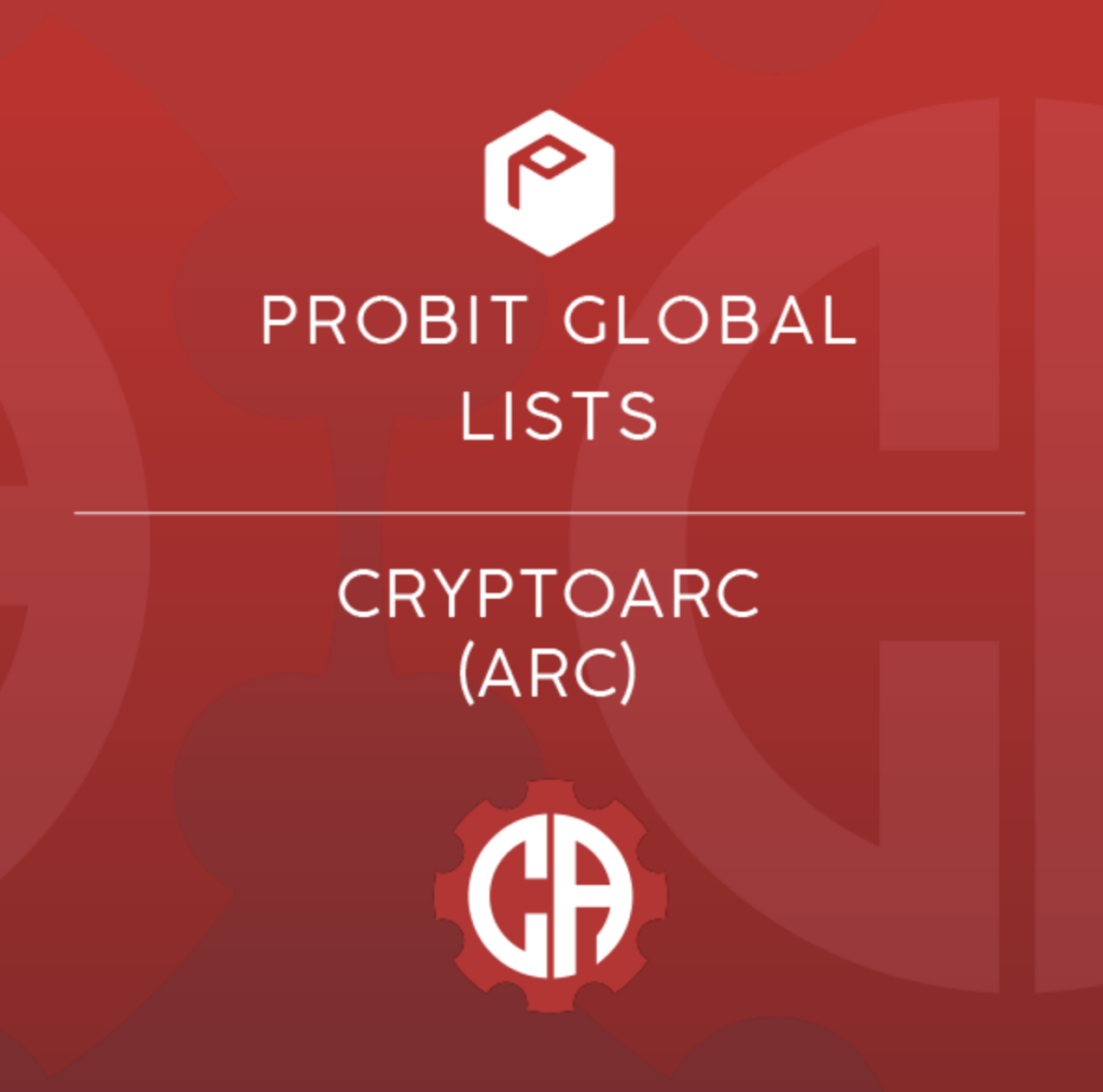 ProBit Global Lists CryptoArc (ARC)